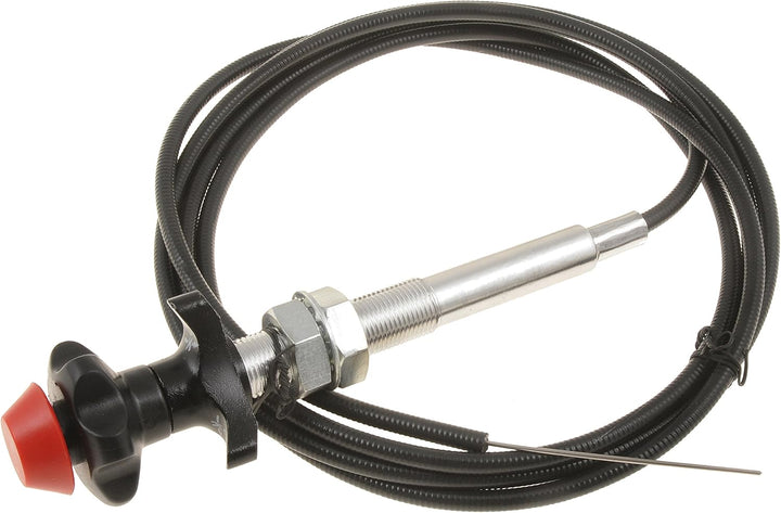 Dorman 55204 Kontrollkabel mit 5,1 cm (2 Zoll), schwarzer Drehknopf, 3,0 m Länge