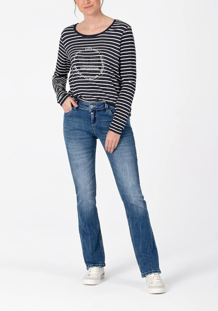 Timezone Damen Slim Lisatz Jeans 30W / 32L Mountain Blue Wash, 30W / 32L Mountain Blue Wash
