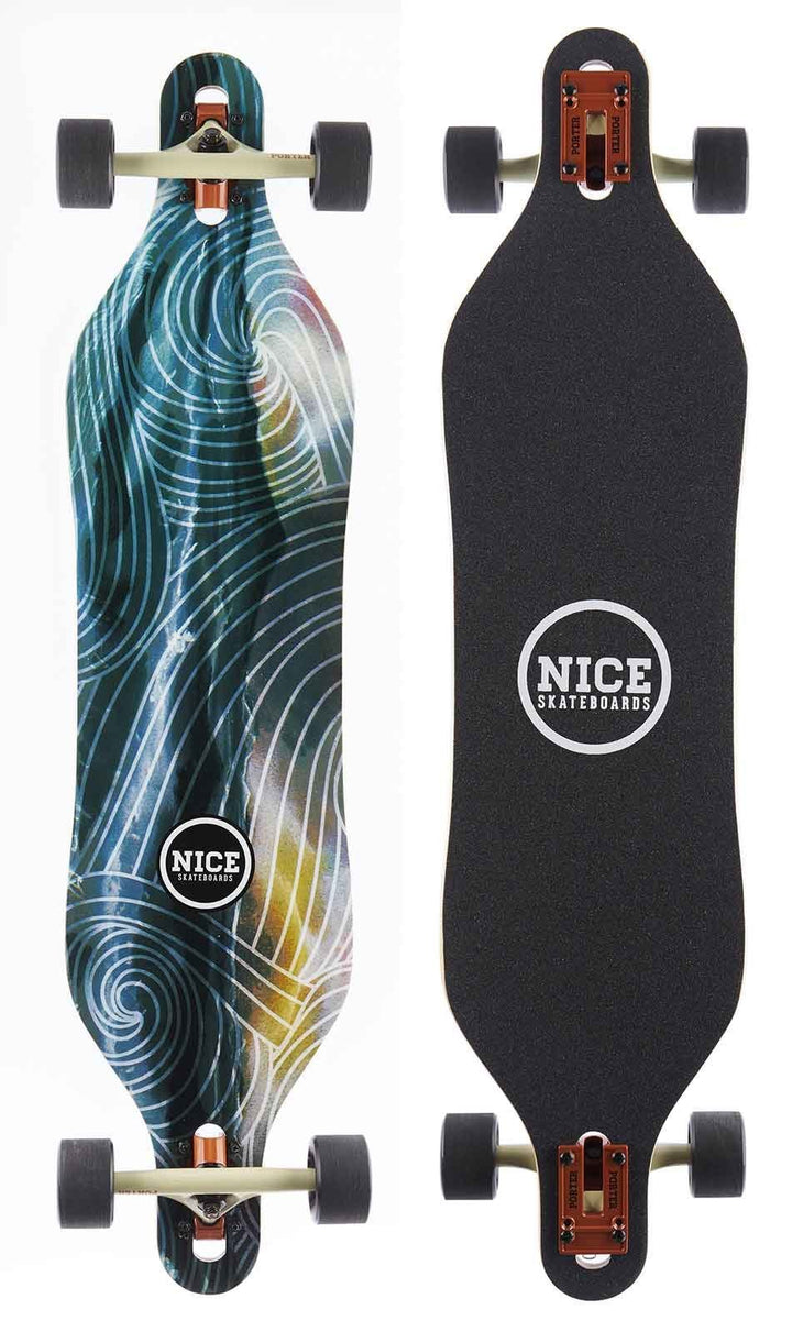 Light Board Corp Nice Wanderer 40" x 9.5" Hardgoods Street, Multicolour, 9.5 x 40 Zoll