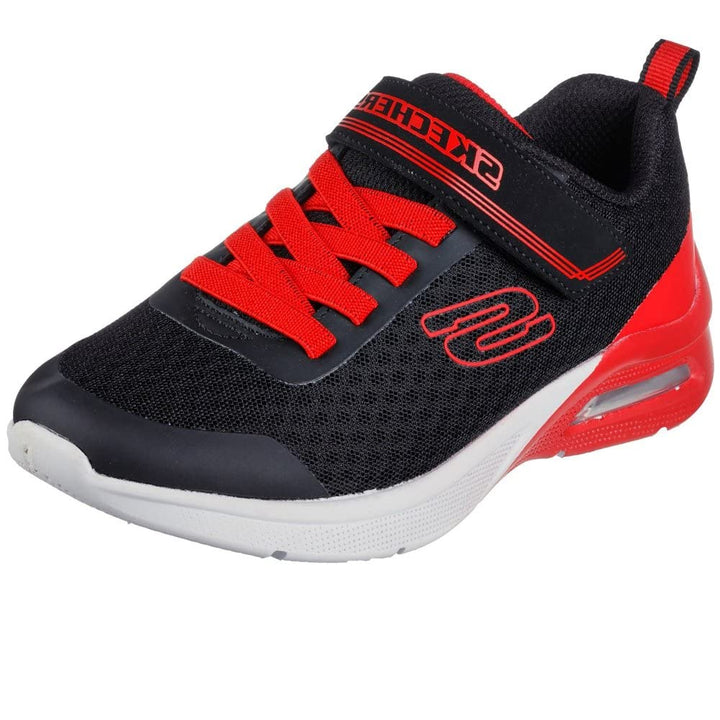 Skechers Jungen 403773l BKRD Sneaker 28 EU Black Textile Red Trim, 28 EU Black Textile Red Trim