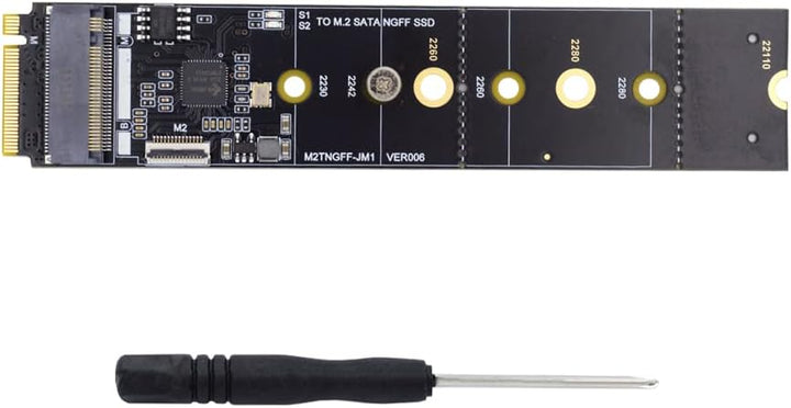 Cablecc SATA NGFF Key B+M SSD auf NVME M-key Motherboard Desktop Adapter Converter SSD Karte JMB582