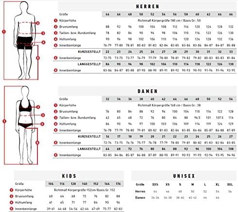 Löffler Herren Unterhose HR 3/4 Transtex Warm 48 Schwarz, 48 Schwarz
