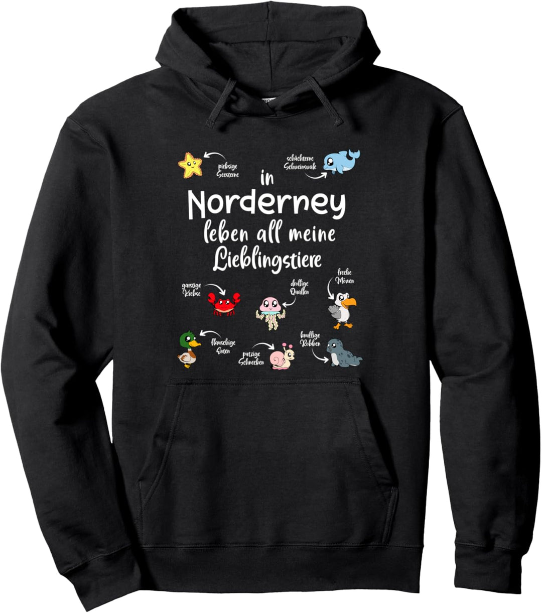 Meine Lieblingstiere in Norderney Pullover Hoodie