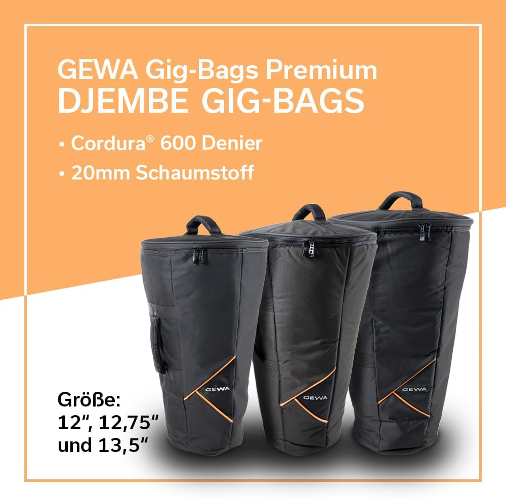GEWA Premium Djembe Bag 13.5in Djembe 34,3 cm, Djembe 34,3 cm
