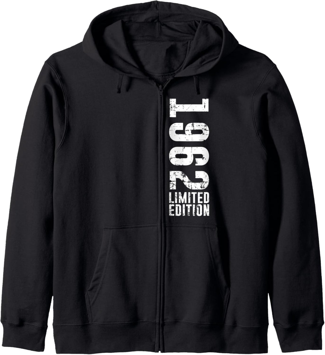 Geburtstagsdesign Limited Edition und Vintage 1962 Kapuzenjacke