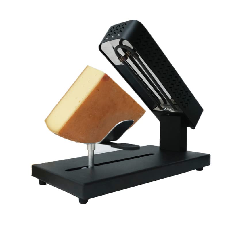 CÉCOA - Traditionelles Raclette-Gerät – für halbe Käsemahlen mit Raclette – Ständer zum Schieben und