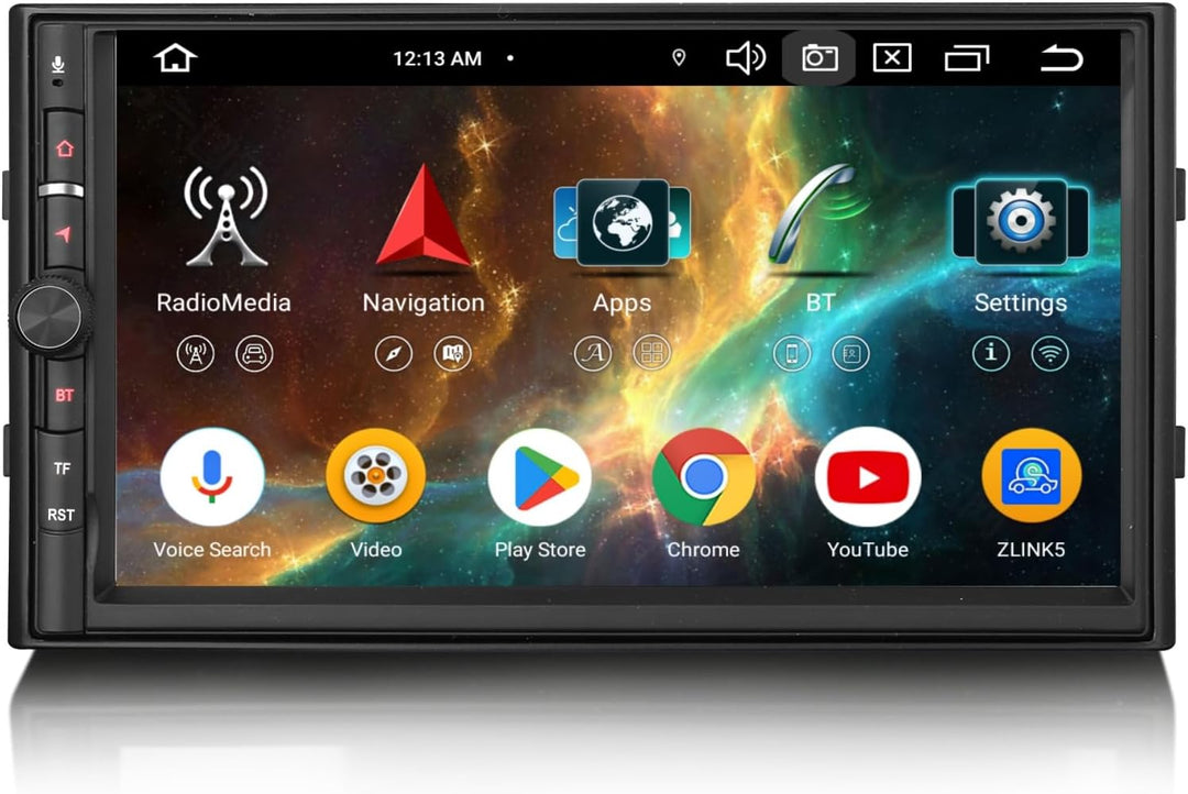 Erisin 2Din Universal Android 14 Autoradio Acht Kern 4GB+64GB DAB+ für Nissan mit 7 Zoll IPS Bildsch