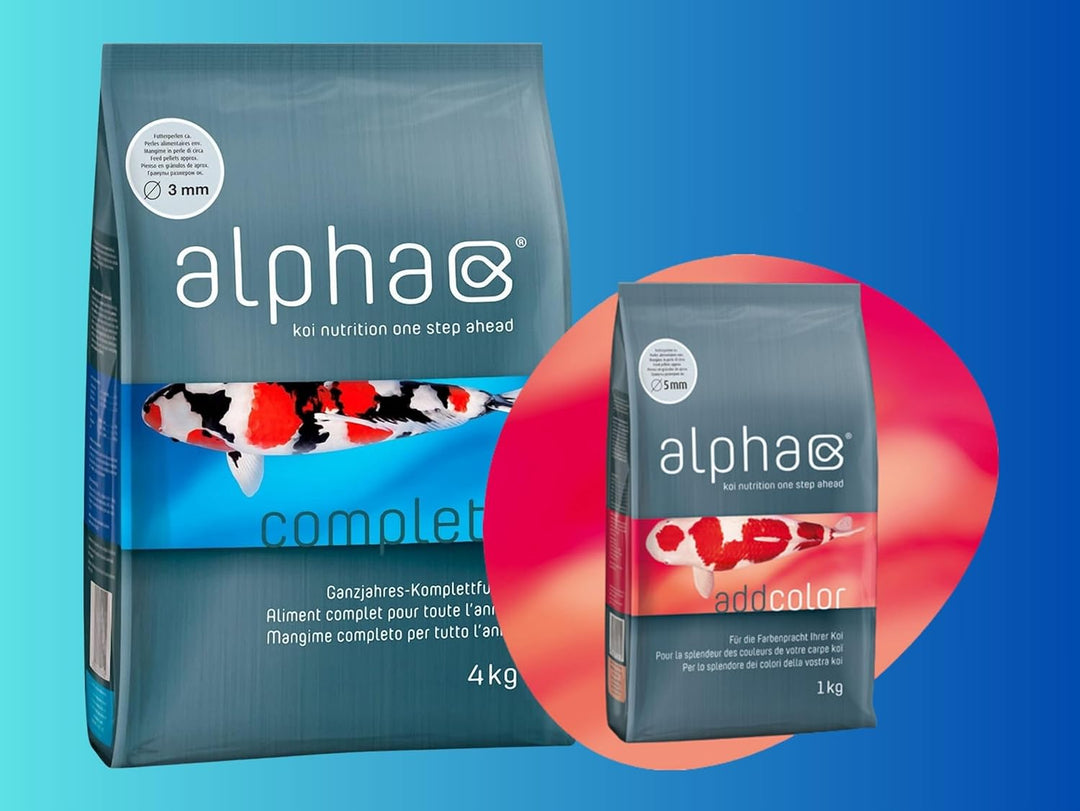 alpha Koifutter Complete 4kg - 3 mm - koinutrition one Step Ahead - Schwimmfutter Ganzjahresfutter f