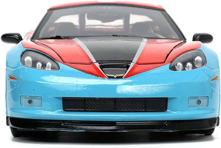 Jada Toys- 32115R/BL, Miniatur-Auto-Sammlung, Rot/Blau