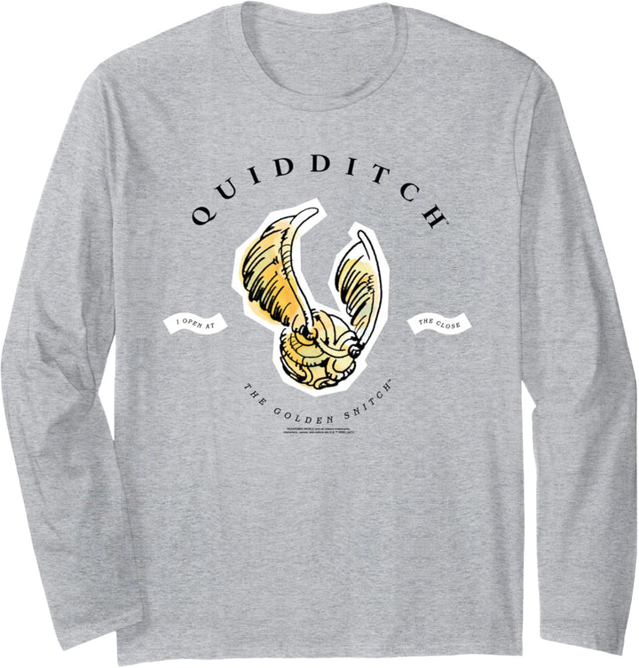 Harry Potter Golden Snitch I Open at the Close Langarmshirt