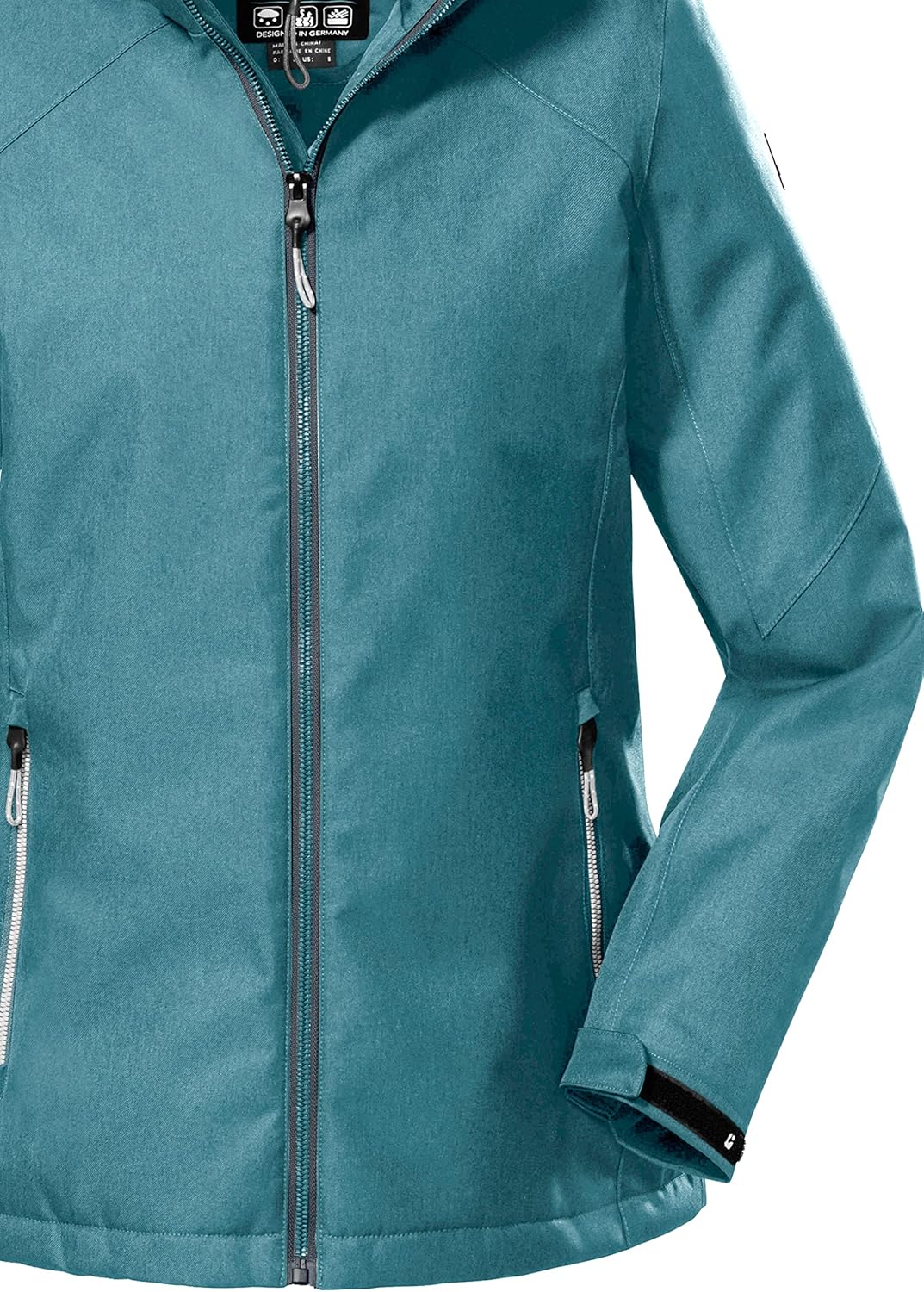 Killtec Damen Kow 142 Wmn Jckt Outdoorjacke/Funktionsjacke mit abzippbarer Kapuze 36 sturmblau, 36 s