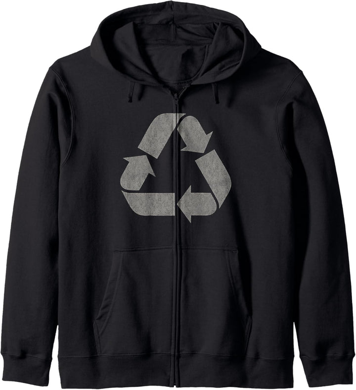 Trendy Recycle Sign Kapuzenjacke