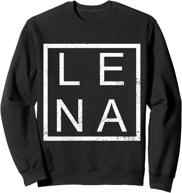 Lena Personalisiert, Lena Name, Frau Lena Sweatshirt