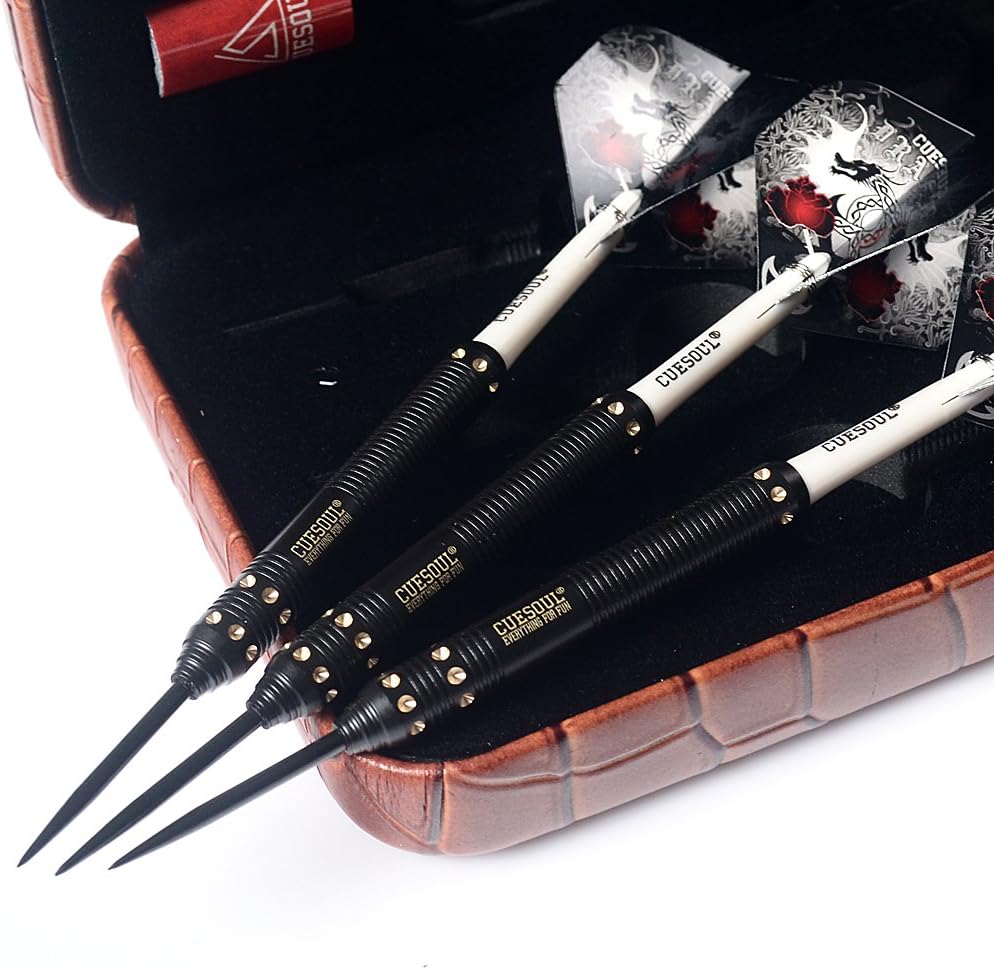 CUESOUL Dragon Deluxe Messing Steel Dartpfeile, 21 Gramm