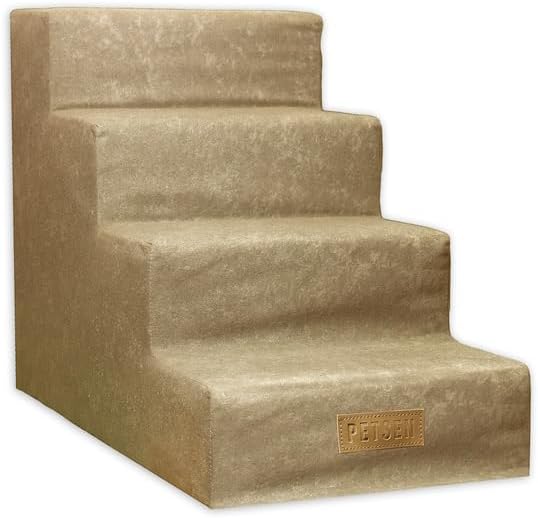 Sofatreppe für Hunde und Katzen – Hundetreppe für Bett &amp; Sofa – 3- oder 4-stufig, rutschfest &amp; wasch