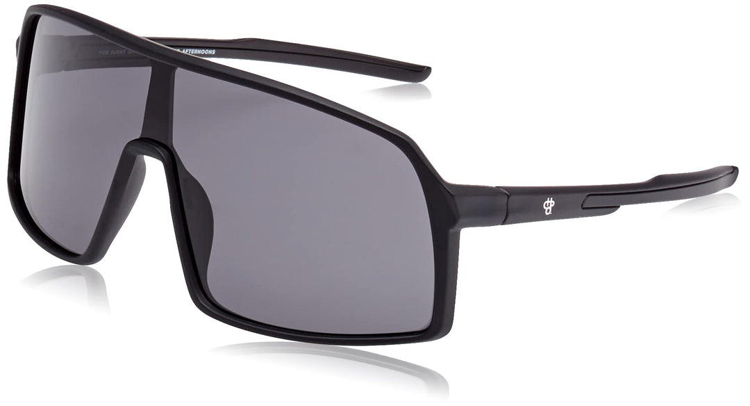 CHPO Unisex Erica Sunglasses 60 Matte Black, 60 Matte Black