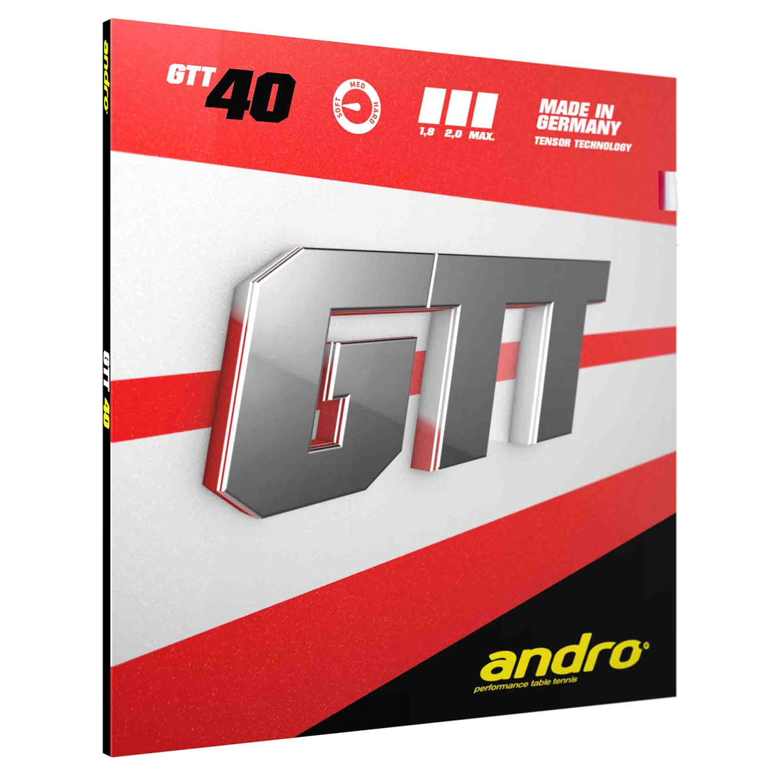 Andro Belag GTT 40 1,8 mm, schwarz 1,8 mm, schwarz, 1,8 mm, schwarz 1,8 mm, schwarz