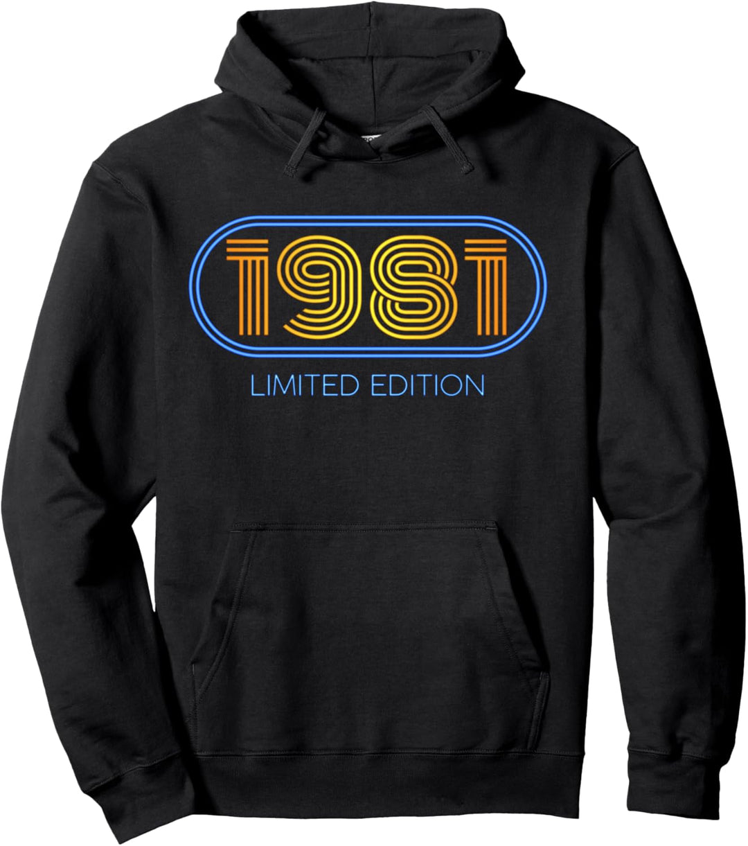 43. Geburtstag Mann Frau 43 Jahre 1981 Deko Lustig Geschenk Pullover Hoodie