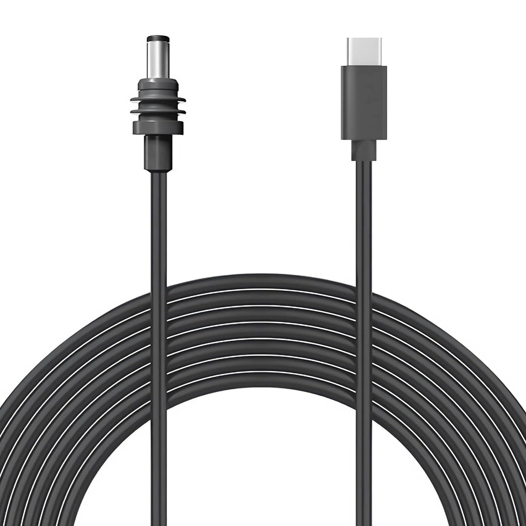 USB C zu DC Netz Kabel, Typ C Eingang zu DC 20V 5A Jack Kabel 18AWG IP68 Wasserdicht, Arbeiten mit 1