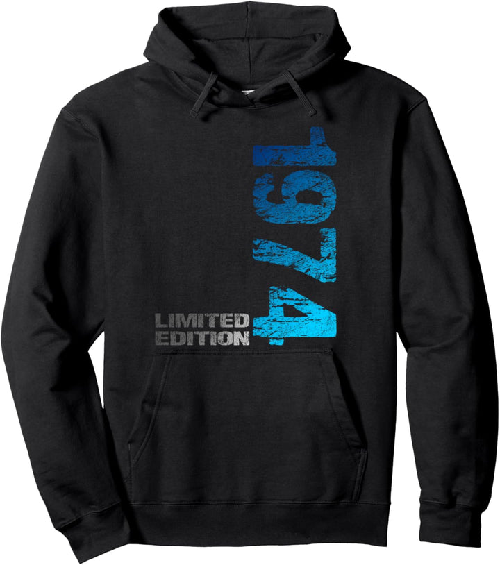 50. Geburtstag 1974 Limited Edition Mann Frau Pullover Hoodie