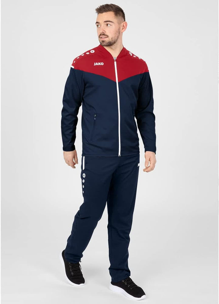 JAKO Herren Champ 2.0 Präsentationsjacke S Marine/Neongelb, S Marine/Neongelb