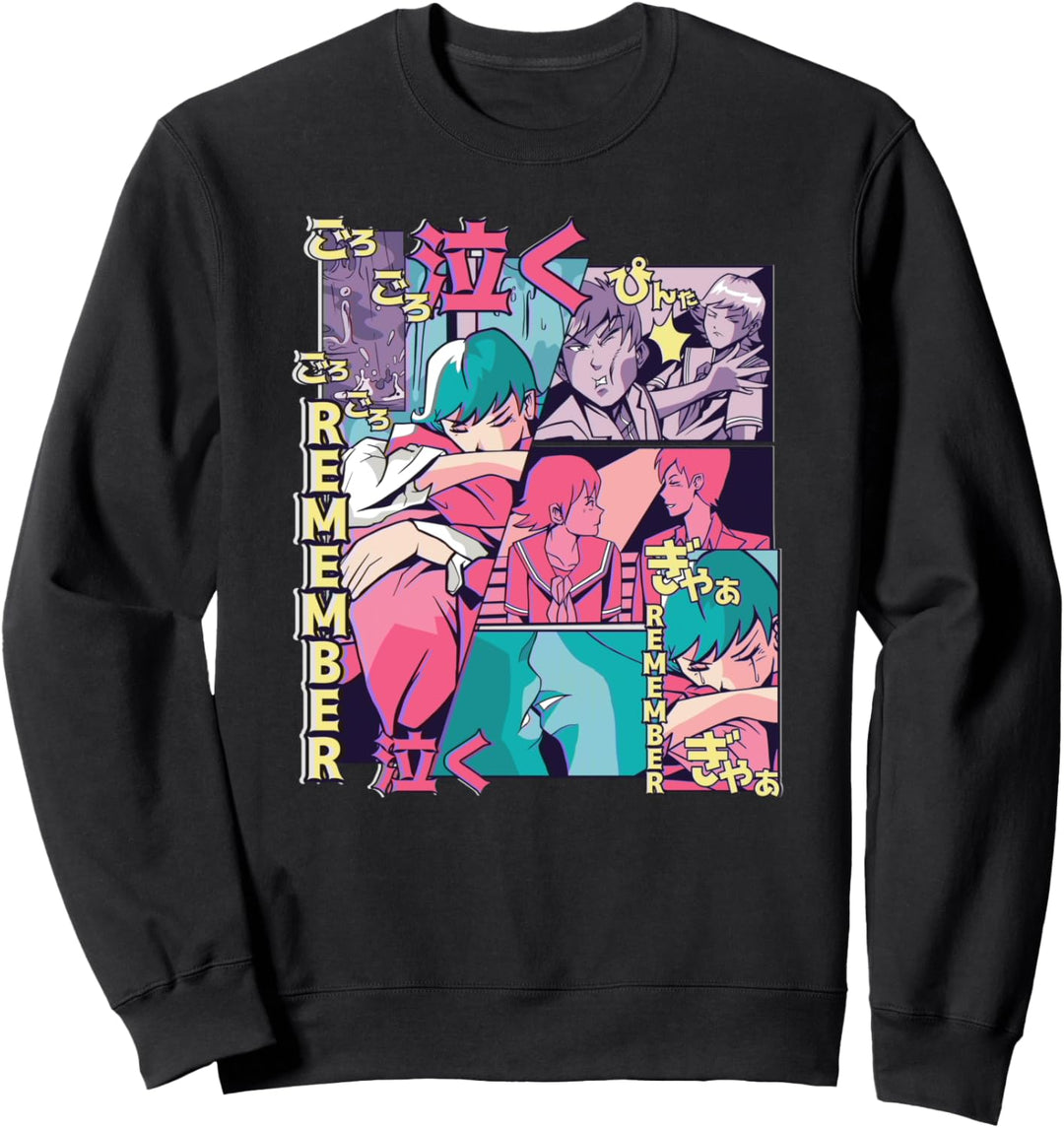 Remember Anime Cartoon Comic Manga Japanese Illustration Sweatshirt