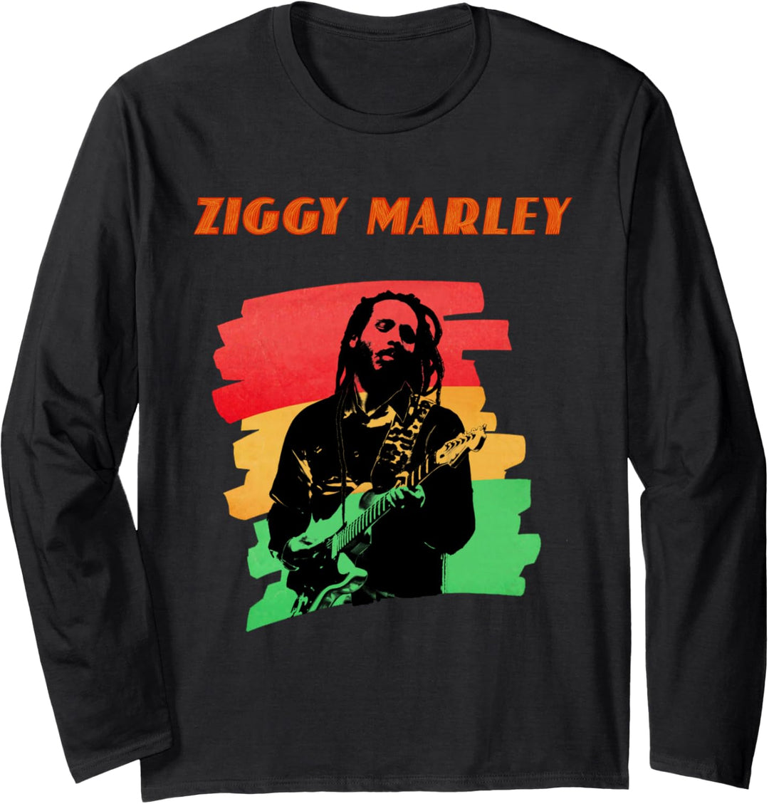 Ziggy Marley - Official Merchandise - Red Green Gold Langarmshirt