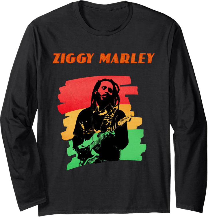 Ziggy Marley - Official Merchandise - Red Green Gold Langarmshirt