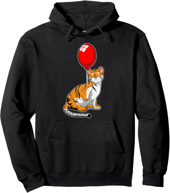 Tiger Luftballon Pullover Hoodie