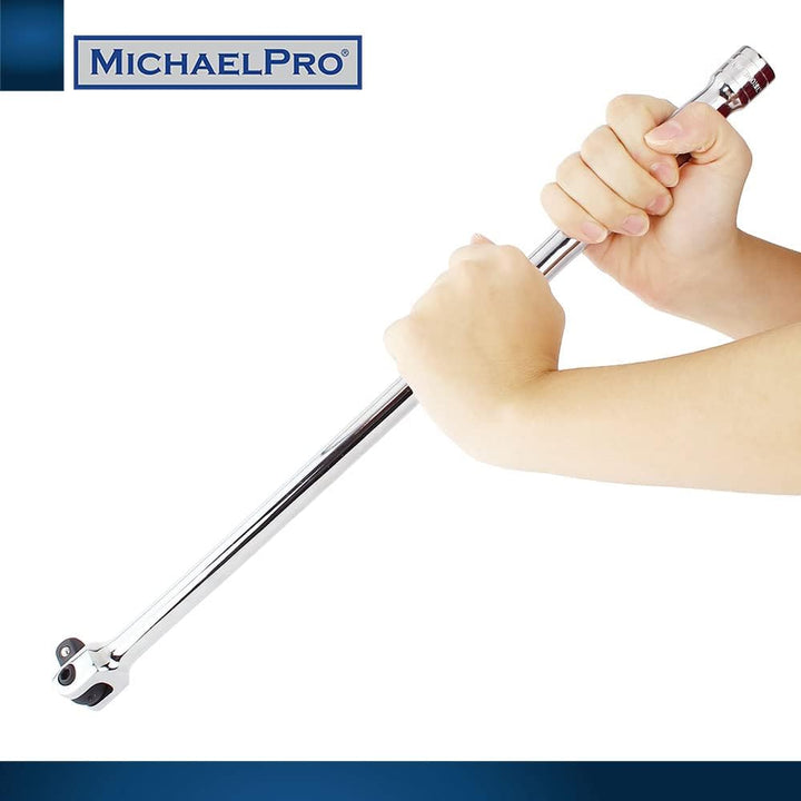 MichaelPro MP007003 1,27 cm Antriebsverlängerung Breaker Bar/Flex Griff, 45,7 cm Länge, verbinden Si