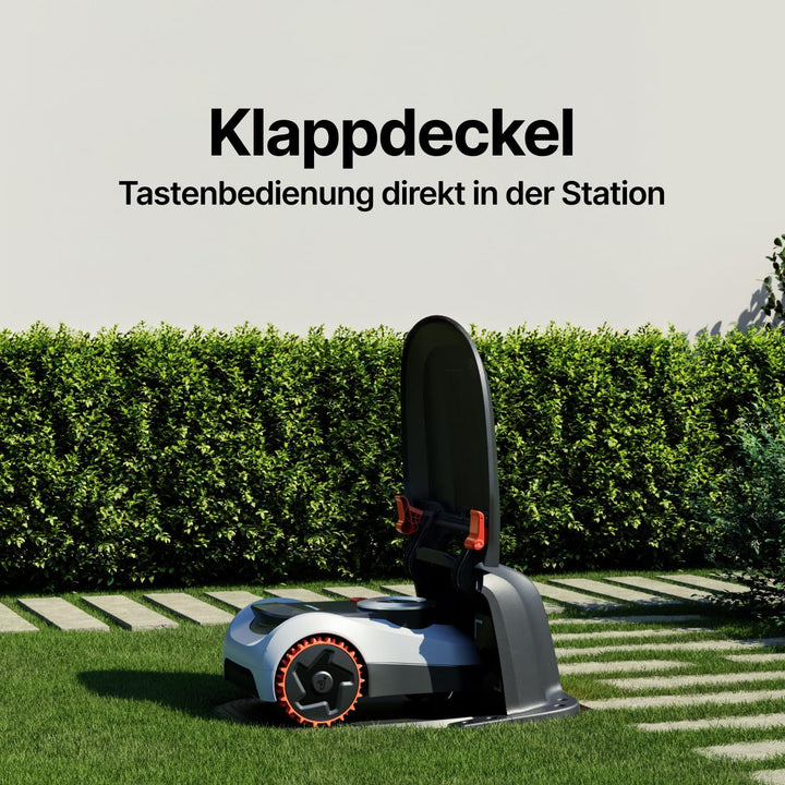 Segway Navimow Garage M, Faltbare Garage für Mähroboter, Keine Signalblockierung, Schutz vor Sonne u