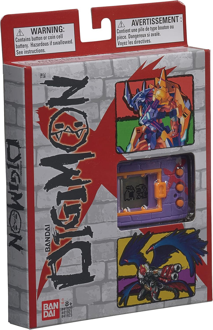Tamagotchi Bandai DigimonX Virtuelles Monster Pet (Violett & Rot), Violett & Rot