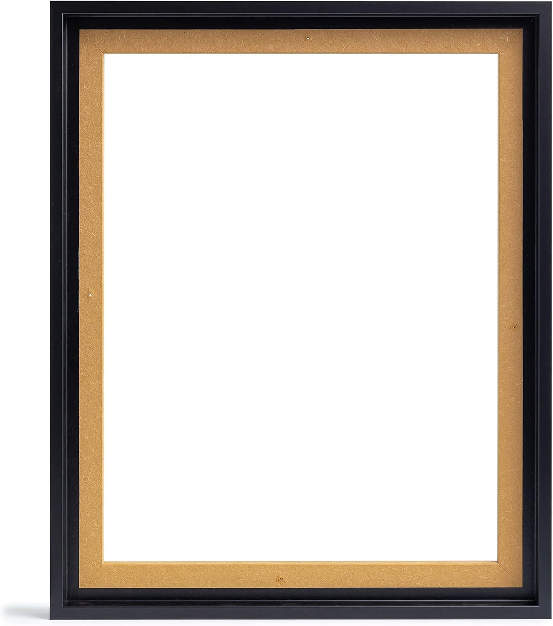 rahmengalerie24 Schattenfugenrahmen 90x120 cm schwarz matt für Leinwand Bilderrahmen Keilrahmen für