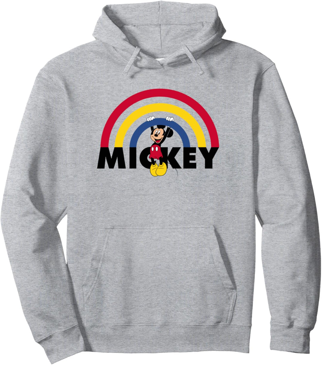 Disney Mickey Mouse Mickey Rainbow Pullover Hoodie