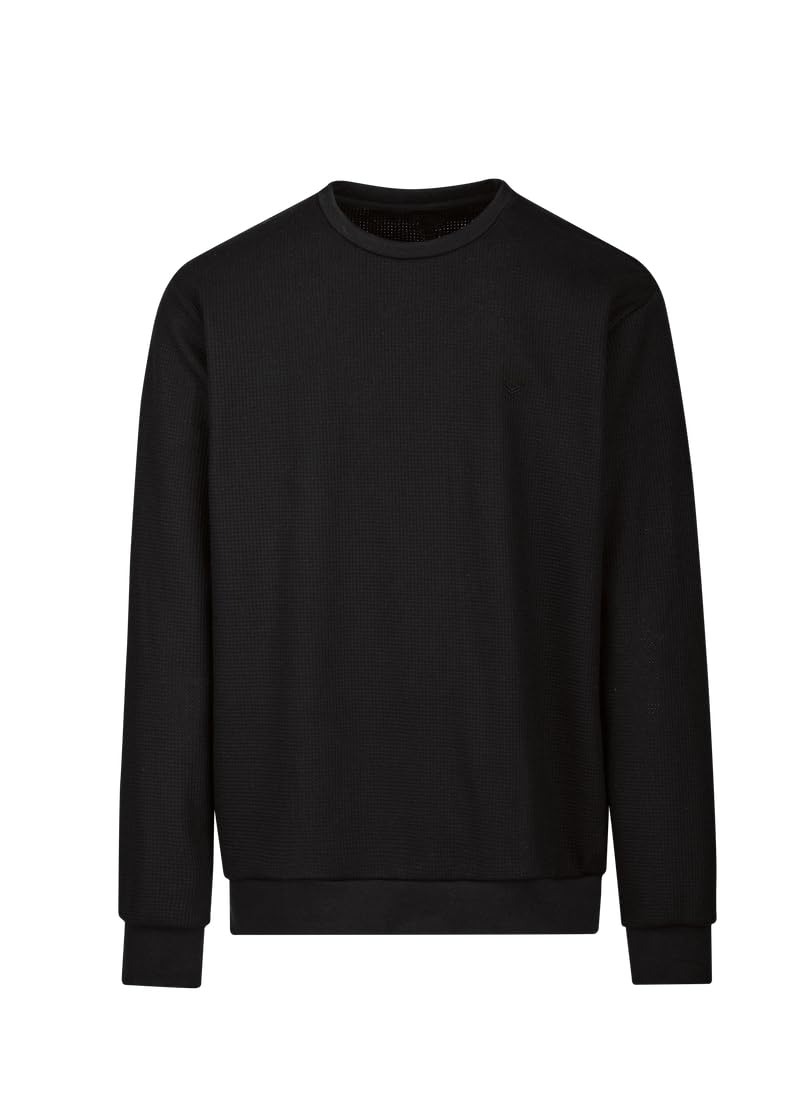 Trigema Herren Sweatshirt M Schwarz, M Schwarz