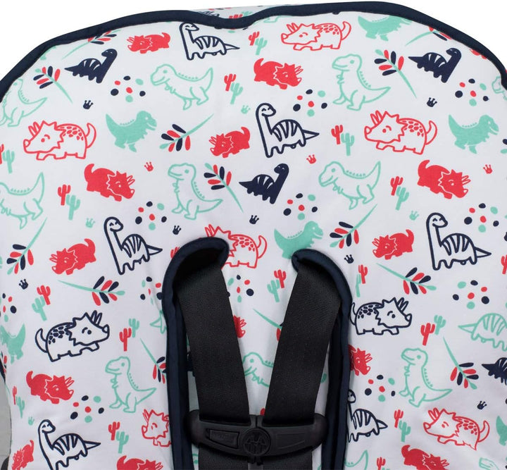 JYOKO Kids Abdecken Gepolsterte Universal für Babyschale (Dino Party), DINO PARTY