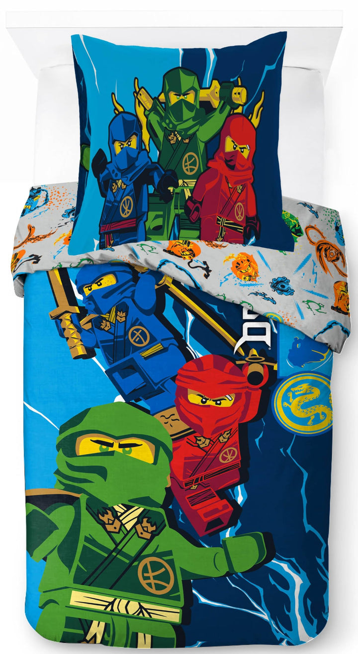 Jay Franco Lego Ninjago Bettwäsche-Set – Superweiche Kinder-Bettwäsche mit Kissenbezug, NUR BETTBEZU
