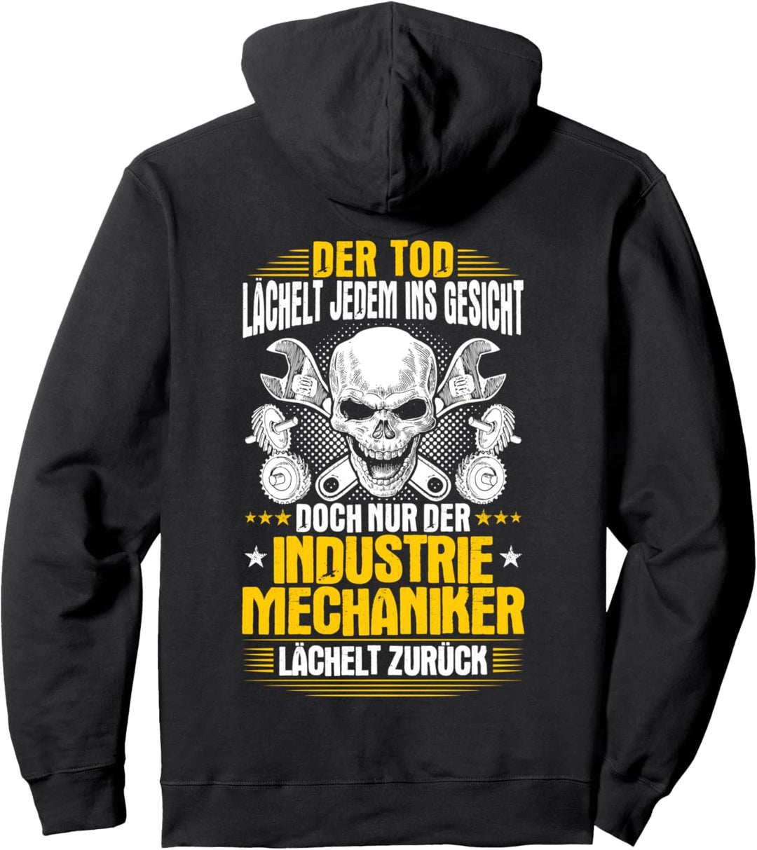 Lächeln Industriemechaniker Pullover Hoodie