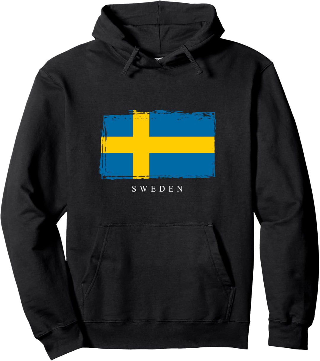 Sweden Schweden Schwedener Schwede Fahne Schwedisch Pullover Hoodie