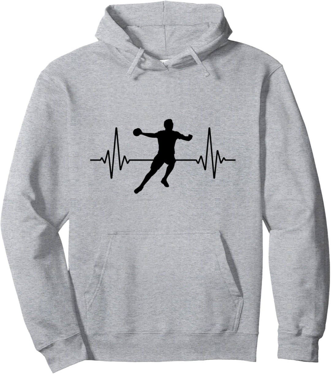 Handball Evolution Handballspieler Ballsport Feldspieler Pullover Hoodie