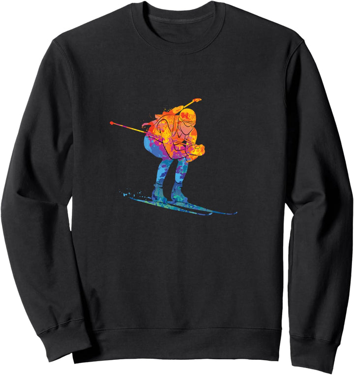 Langlauf Biathlet Ski Biathlon Sweatshirt
