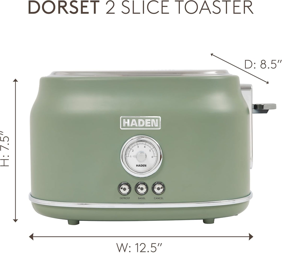 Haden Dorset Red 2 Scheiben Toaster, rot (Cedar), Cedar