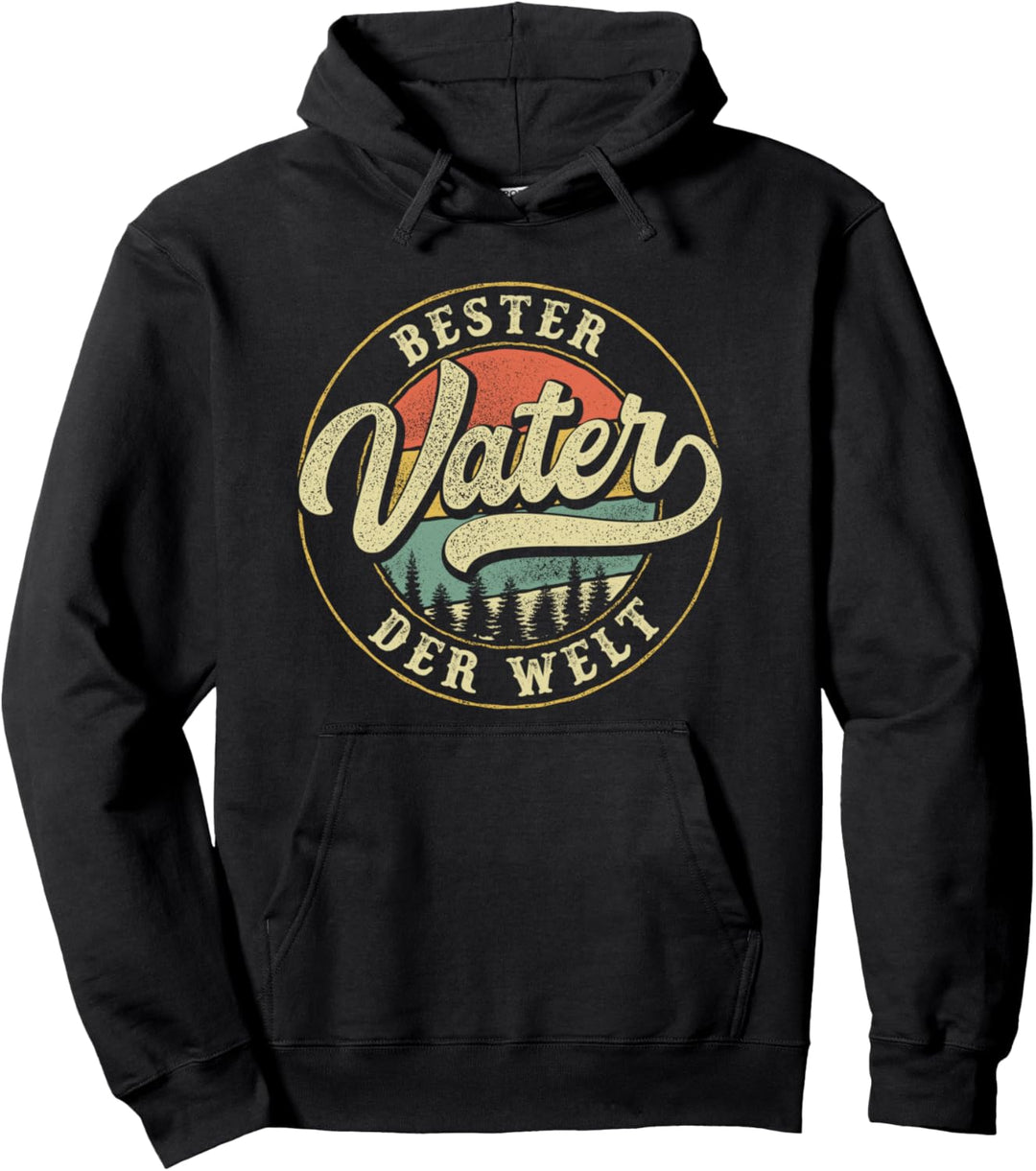 Vintage bester Vater der Welt Vatertag Geschenk für Papa Pullover Hoodie