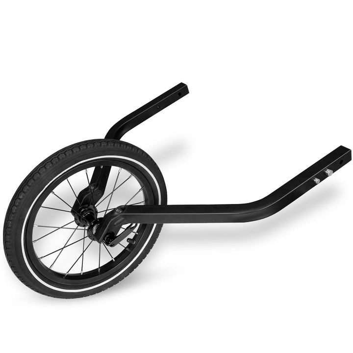 Qeridoo Unisex Jugend 14" Joggewheel for Two-Seater Zubehör für Stühle/Kinderwagen, Schwarz (Schwarz