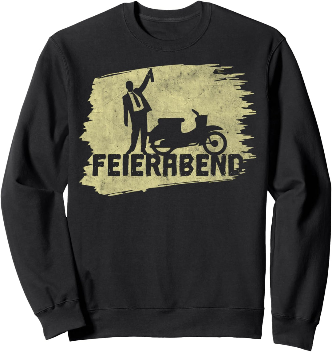 Feierabend Moped Design Simson-Schwalbe Sweatshirt