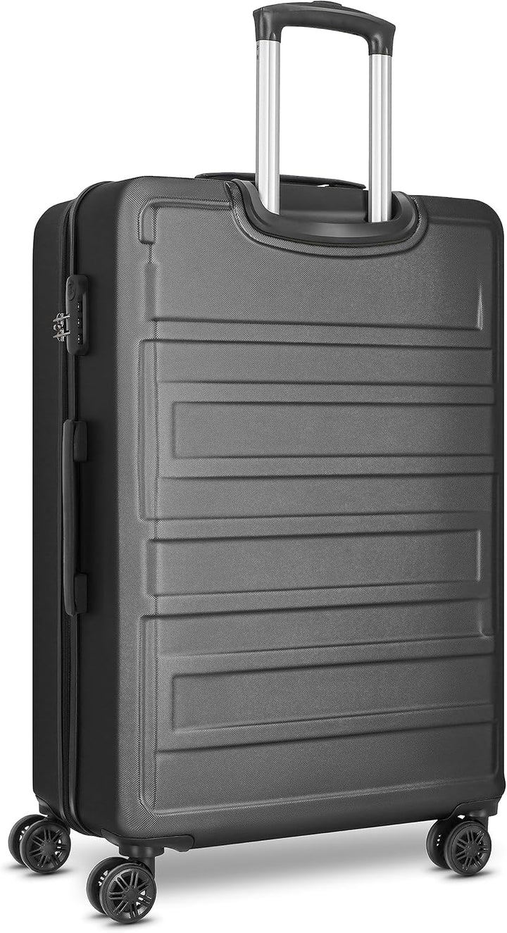 Worldpack New York 2.0 Koffer Trolley | Grosser Hartschalenkoffer mit Tragegriff, 4 Rollen, TSA Zahl