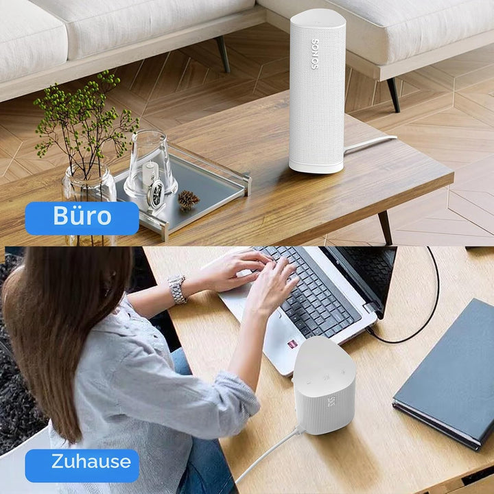 Rounkin Kabelloses Ladegerät, kompatibel mit Sonos Roam, magnetische Ladestation, Ladestation für tr