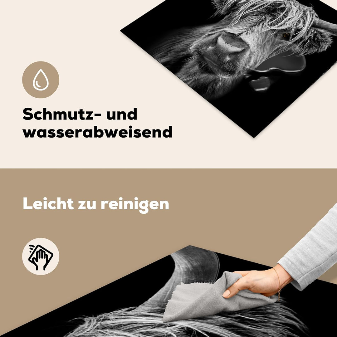 KitchenYeah© Herdabdeckplatte Einteilig Induktionsmatte Küche Abdeckung Ceranfeld Herd Abdeckplatte