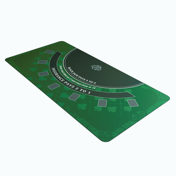 Bullets Playing Cards, Blackjack Matte, 140 x 75cm, Grün, 140 x 75