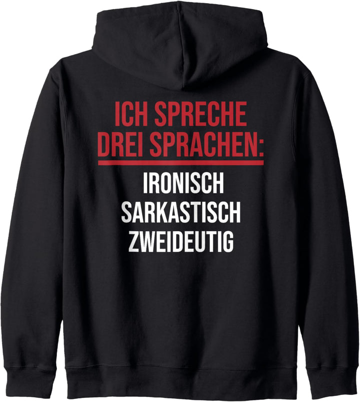 Humor Büro Sarkasmus Ironie Lustiger Spruch Kapuzenjacke